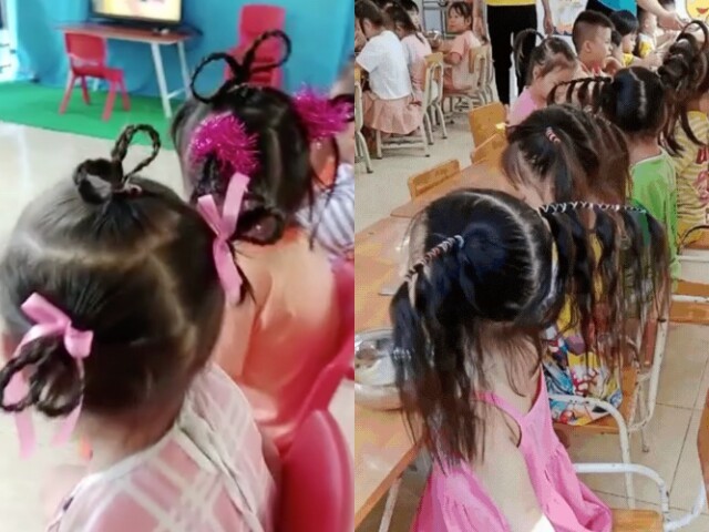 Quy trình làm tóc của cô giáo